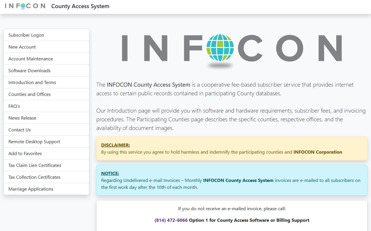 Fayette County court records Infocon county access